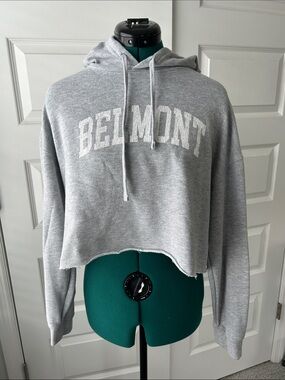 Belmont University Cropped Hooded Sweatshirt